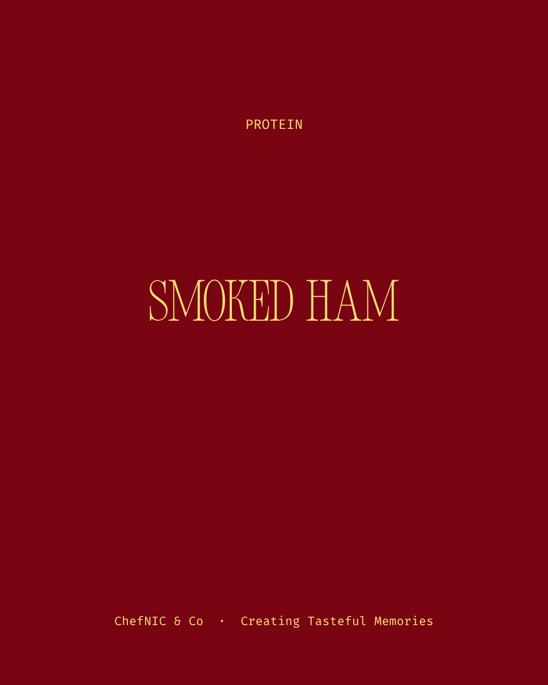Smoked Ham