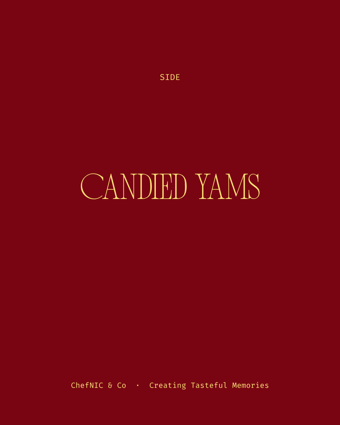 Candied Yams