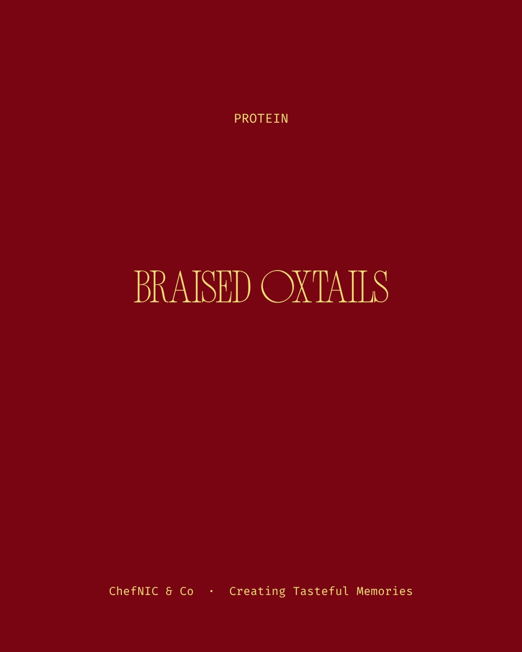 Braised Oxtails