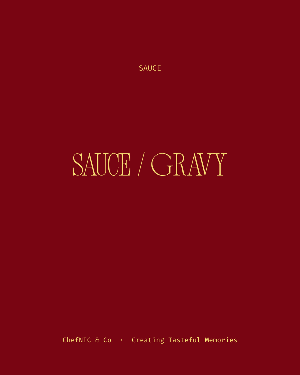 Sauce / Gravy