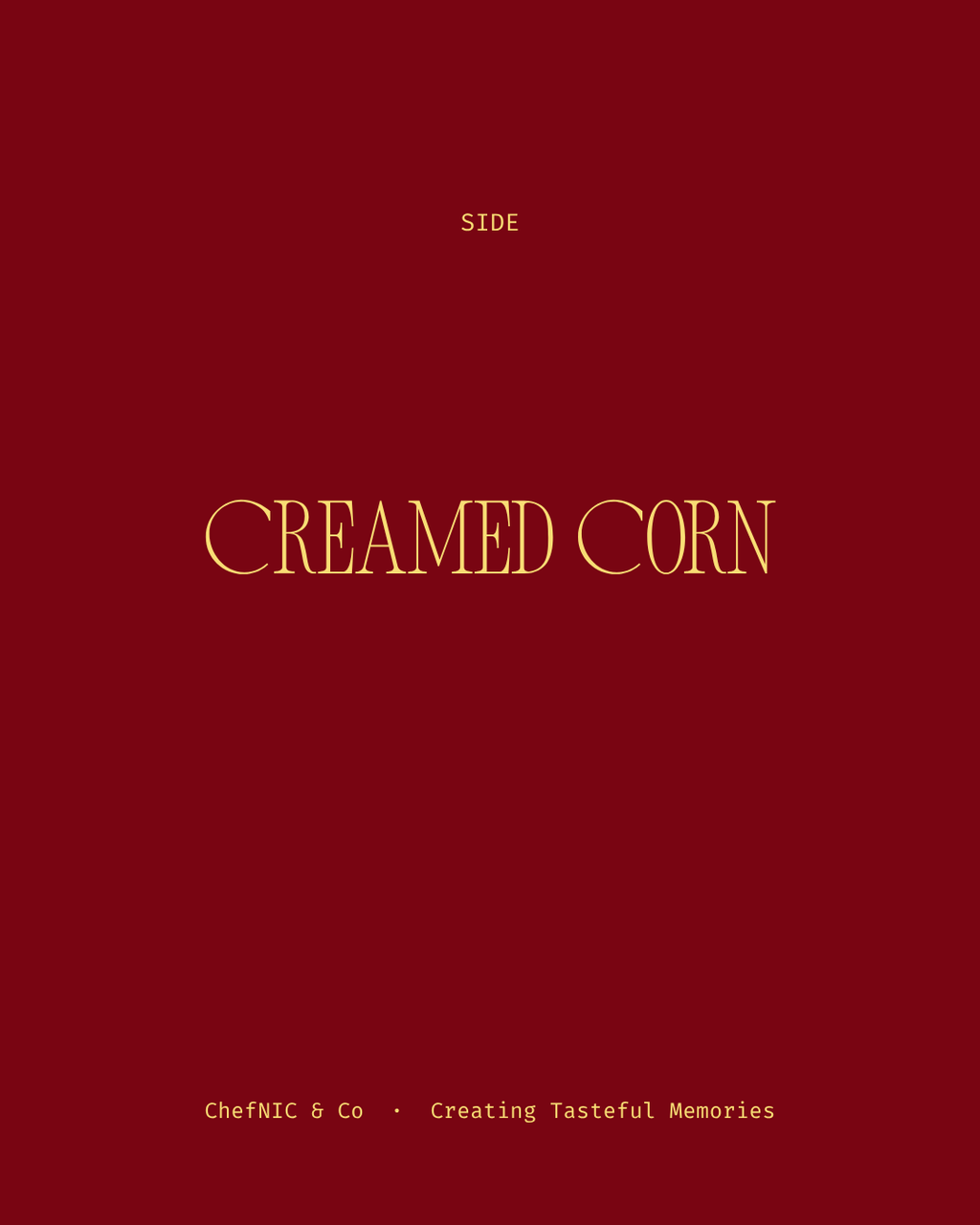 Creamed Corn