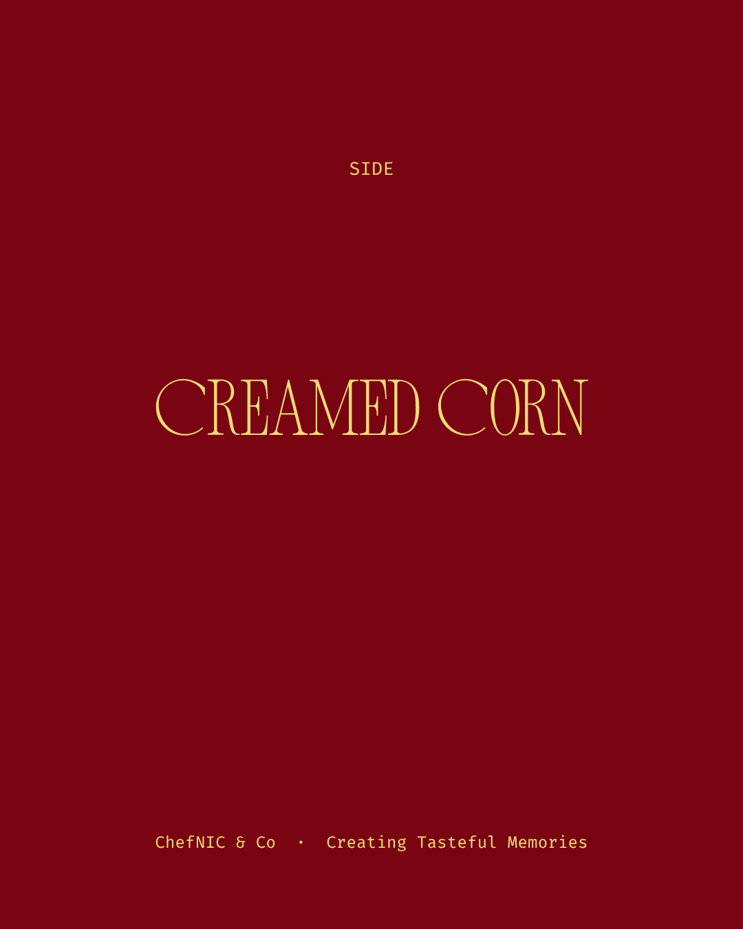 Creamed Corn