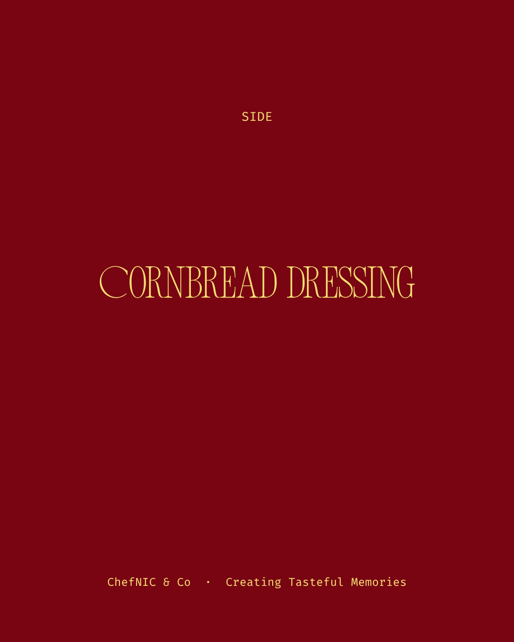 Cornbread Dressing