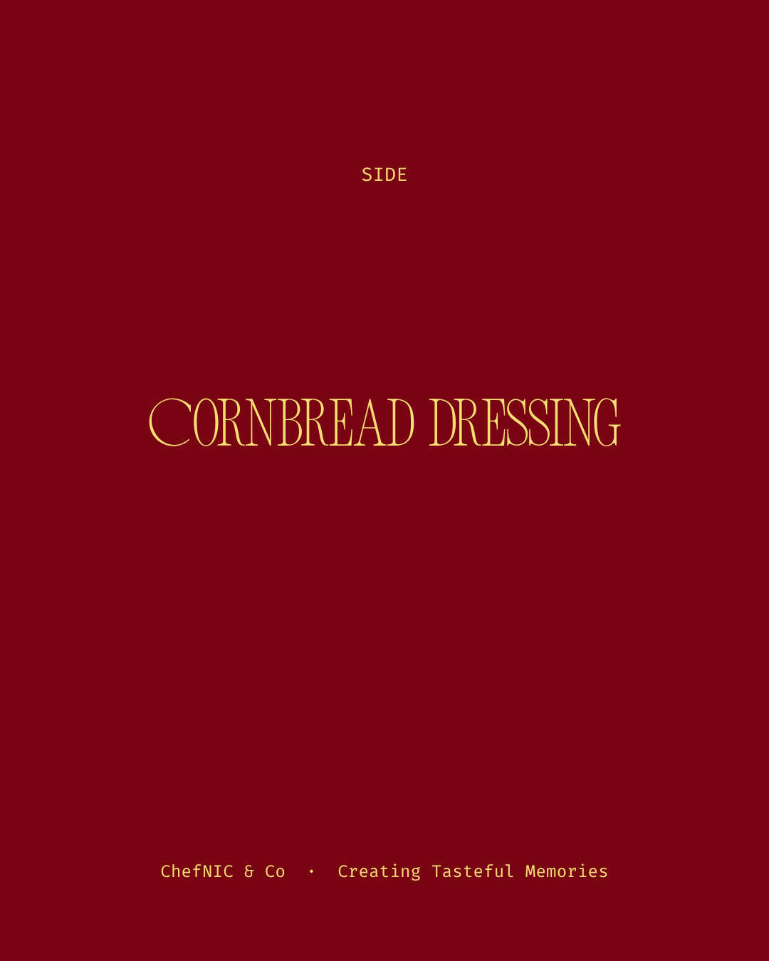 Cornbread Dressing