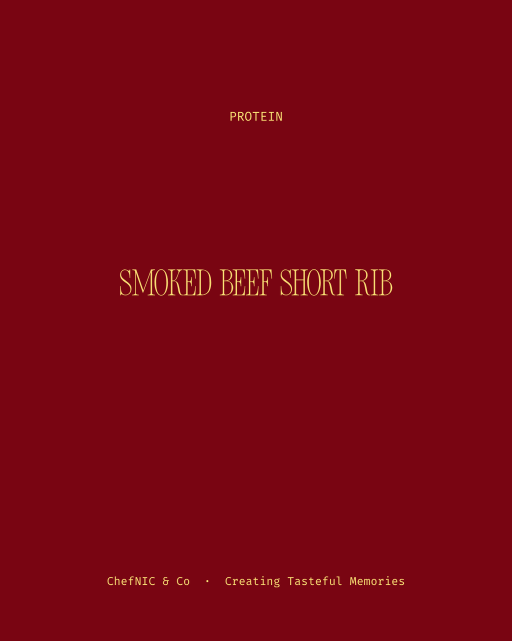 Smoked Beef Short Rib