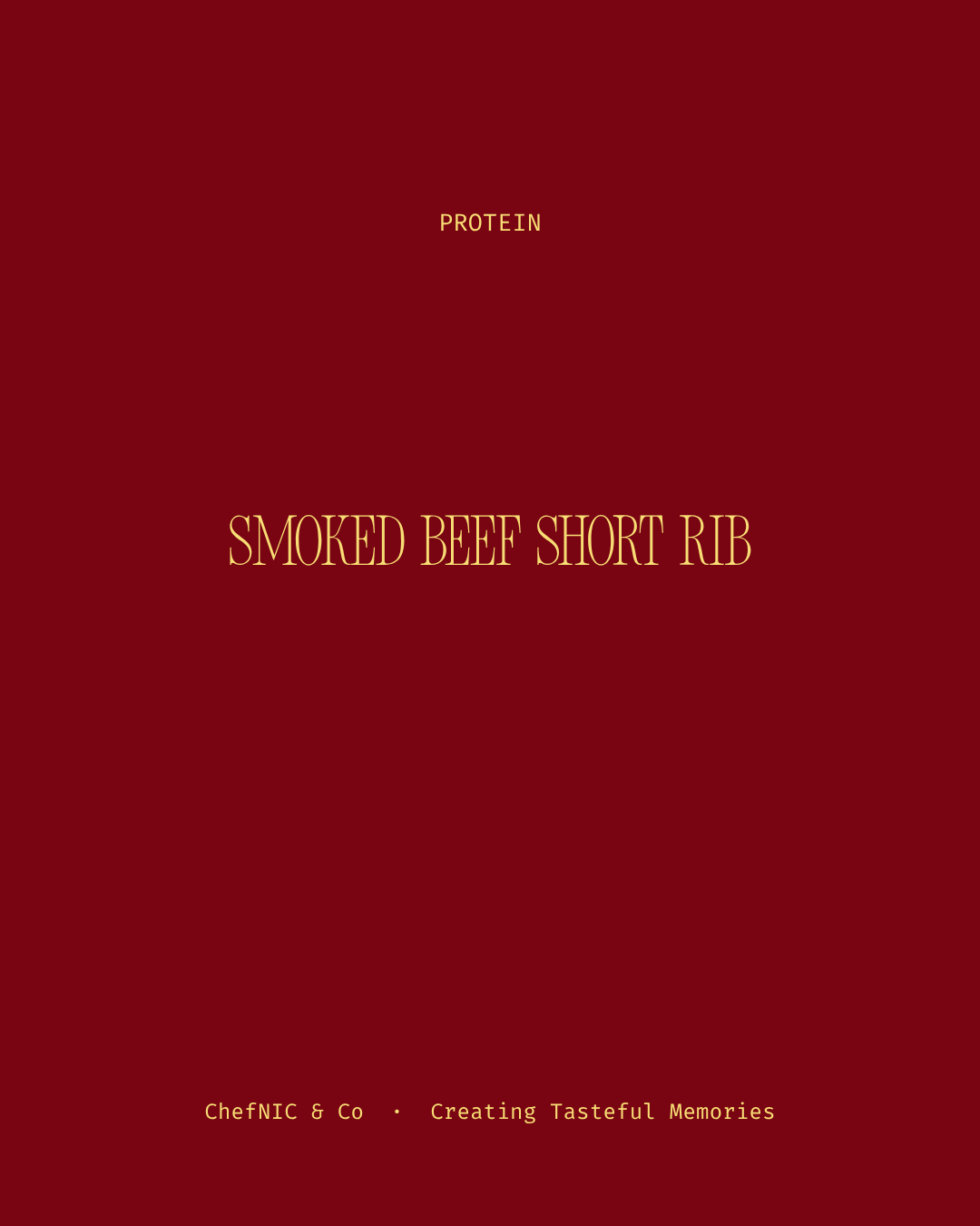 Smoked Beef Short Rib